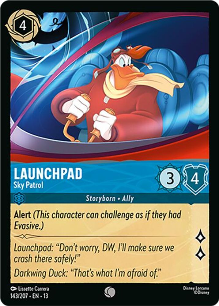 Launchpad - Sky Patrol 143/204 Common Attack of the Vine! Lorcana Near Mint