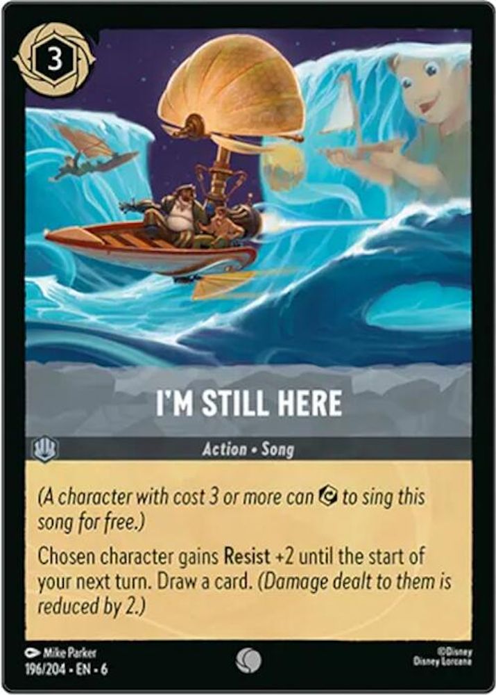 I'm Still Here 196/204 Common Azurite Sea Lorcana Near Mint