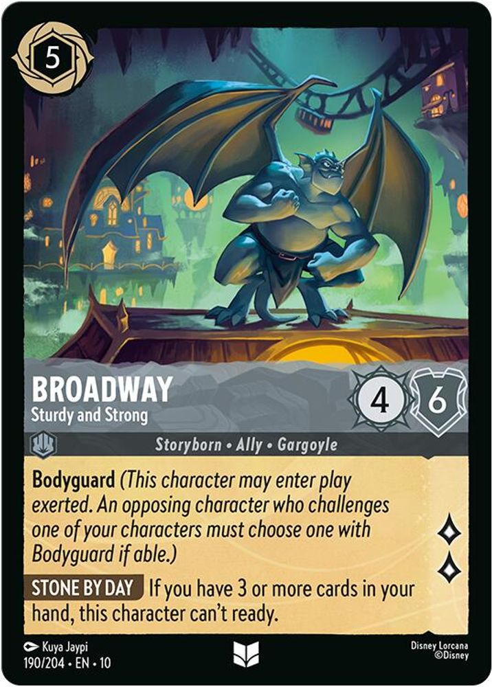 Broadway - Sturdy and Strong 190/204 Uncommon Whispers in the Well Lorcana NM