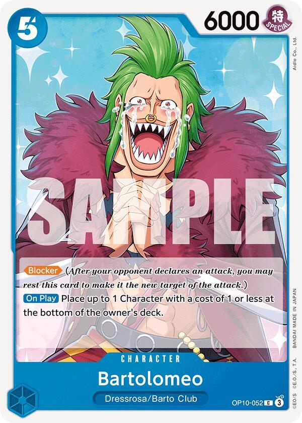Bartolomeo OP10-052 Common Royal Blood One Piece Near Mint
