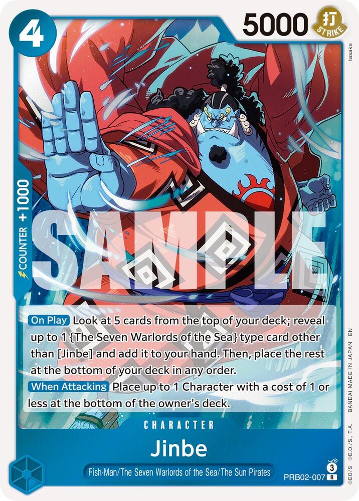 Jinbe PRB02-007 Rare Premium Booster -The Best- Vol. 2 One Piece Foil Near Mint