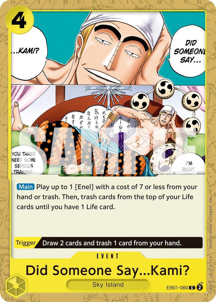 Did Someone Say...Kami? (Reprint) EB01-060 Premium Booster -The Best- Vol. 2 One Piece NM