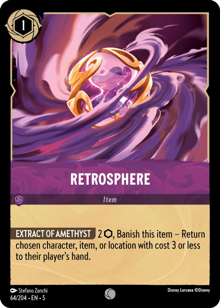 Retrosphere 64/204 Common Shimmering Skies Lorcana Near Mint