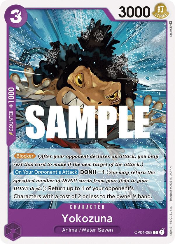 Yokozuna OP04-068 Common Kingdoms of Intrigue One Piece Near Mint