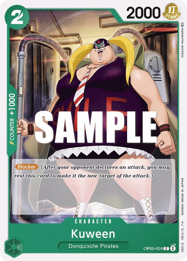 Kuween OP05-024 Common Awakening of the New Era One Piece Near Mint