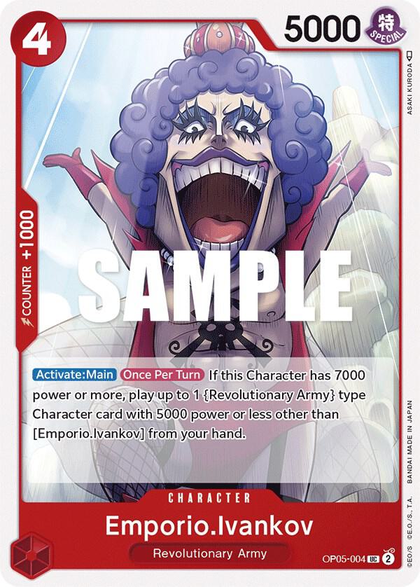 Emporio.Ivankov OP05-004 Uncommon Awakening of the New Era One Piece Near Mint