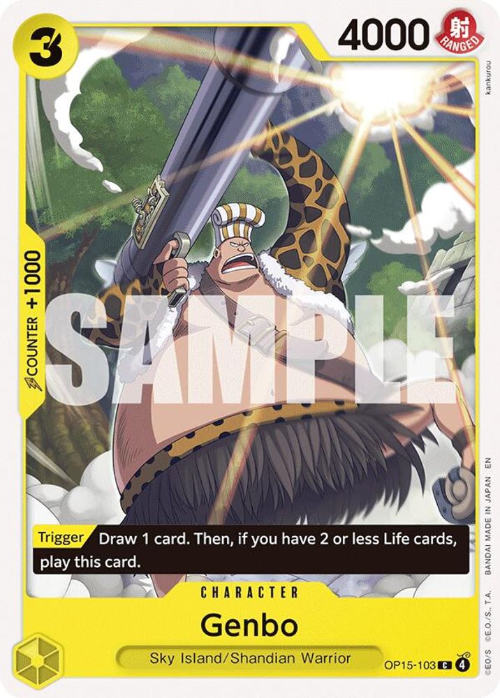 Genbo OP15-103 Common Adventure on Kami's Island One Piece Near Mint