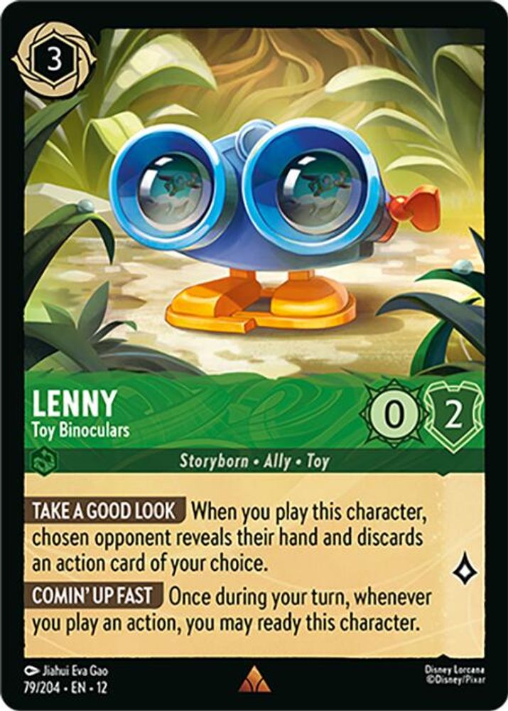 Lenny - Toy Binoculars 79/204 Rare Wilds Unknown Lorcana Near Mint