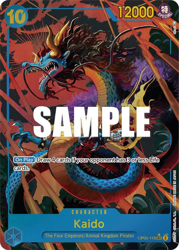 Kaido (118) (Alternate Art) OP05-118 Awakening of the New Era One Piece Foil NM