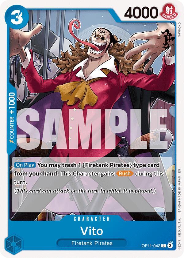 Vito OP11-042 Common A Fist of Divine Speed One Piece Near Mint