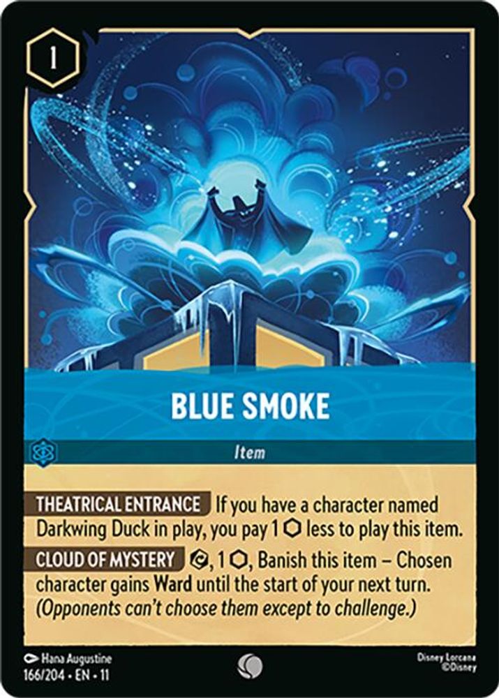 Blue Smoke 166/204 Common Winterspell Lorcana Near Mint