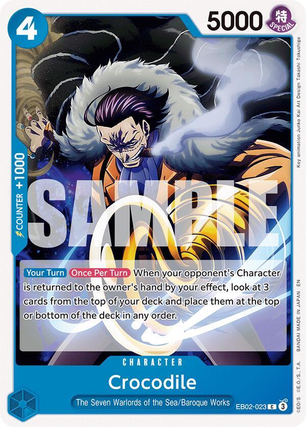 Crocodile EB02-023 Common Extra Booster: Anime 25th Collection One Piece NM