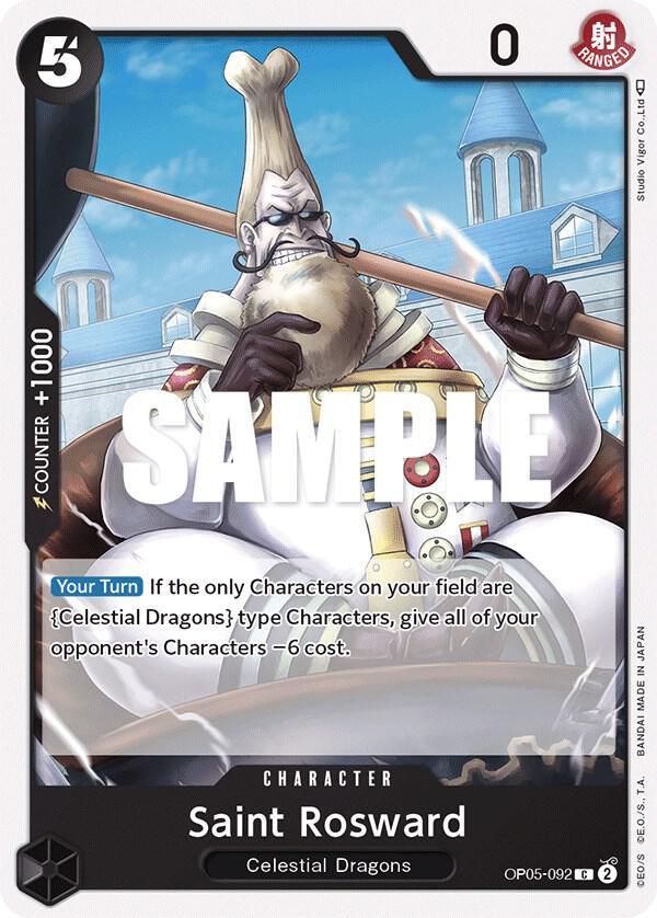 Saint Rosward OP05-092 Common Awakening of the New Era One Piece Near Mint