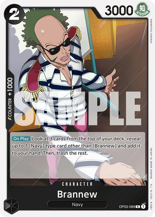 Brannew (Reprint) OP03-089 Rare Premium Booster -The Best- One Piece Near Mint