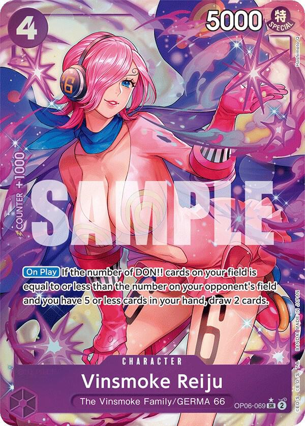 Vinsmoke Reiju (069) (Alternate Art) OP06-069 Wings of the Captain One Piece Foil NM