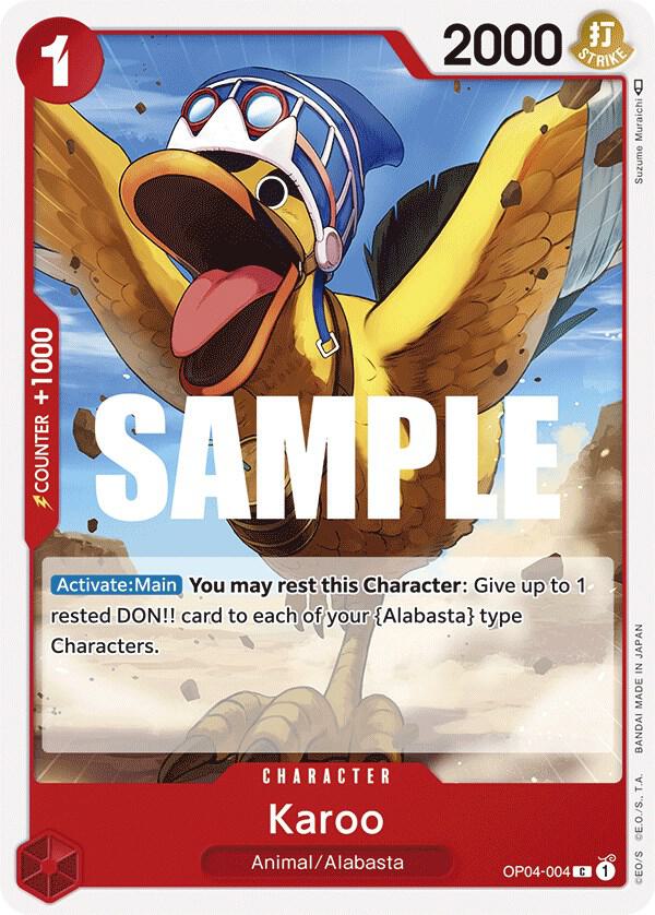 Karoo OP04-004 Common Kingdoms of Intrigue One Piece Near Mint