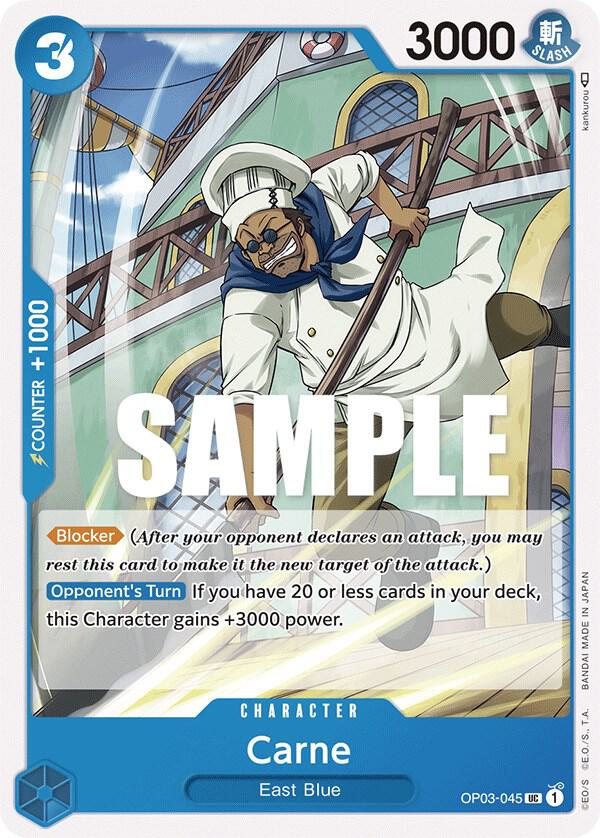 Carne OP03-045 Uncommon Pillars of Strength One Piece Near Mint