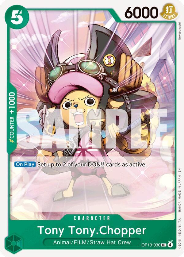 Tony Tony.Chopper OP13-030 Uncommon Carrying On His Will One Piece Near Mint
