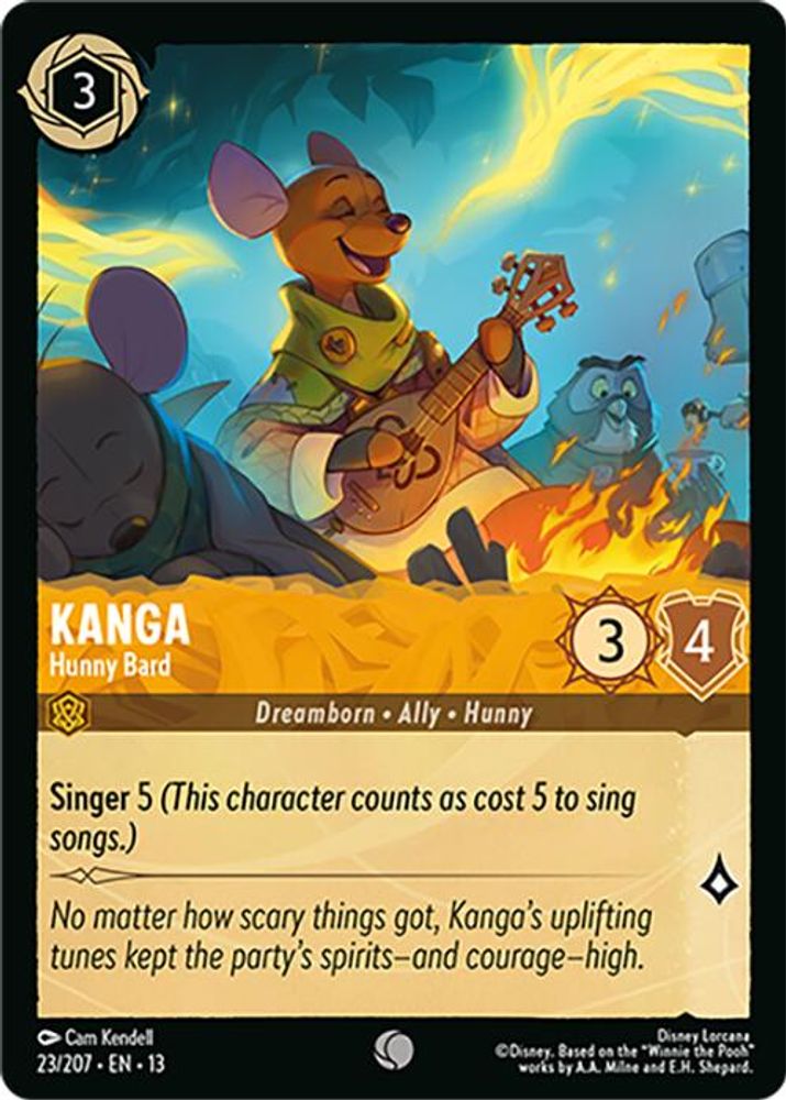 Kanga - Hunny Bard 23/204 Common Attack of the Vine! Lorcana Near Mint