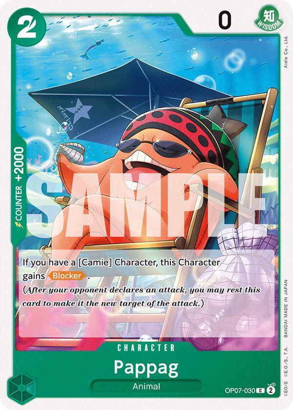 Pappag OP07-030 Common 500 Years in the Future One Piece Near Mint