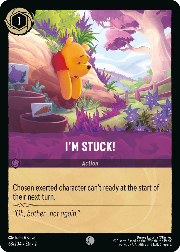 I'm Stuck! 63/204 Common Rise of the Floodborn Lorcana Near Mint