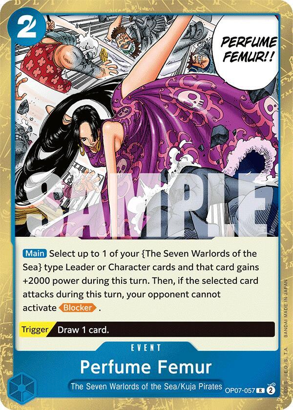 Perfume Femur OP07-057 Rare 500 Years in the Future One Piece Foil Near Mint