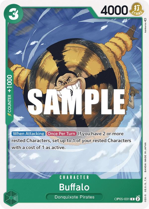 Buffalo OP05-031 Common Awakening of the New Era One Piece Near Mint