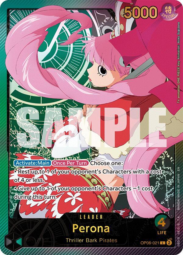 Perona (SP) OP06-021 Extra Booster: Anime 25th Collection One Piece Foil NM