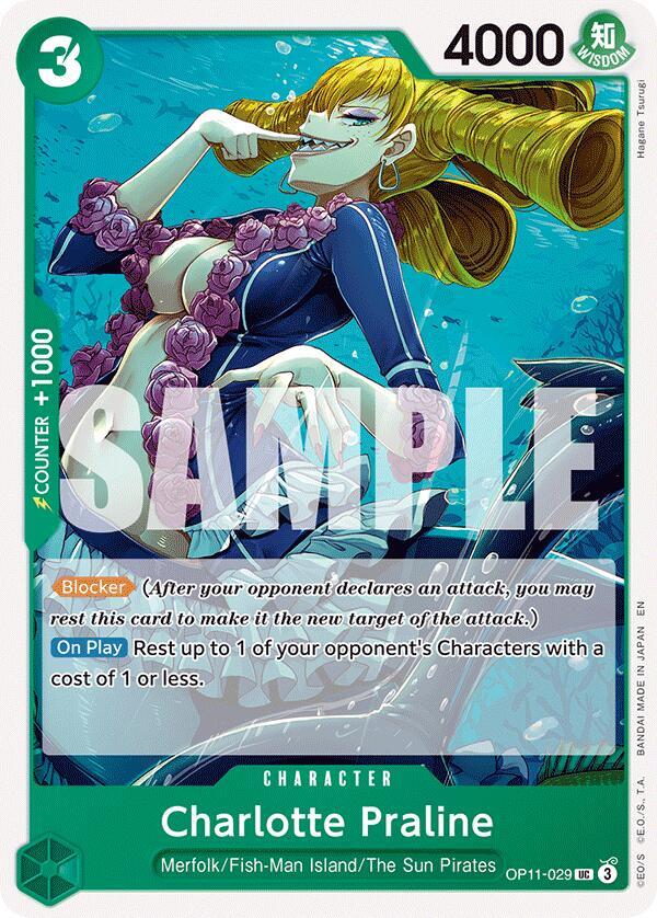 Charlotte Praline OP11-029 Uncommon A Fist of Divine Speed One Piece Near Mint