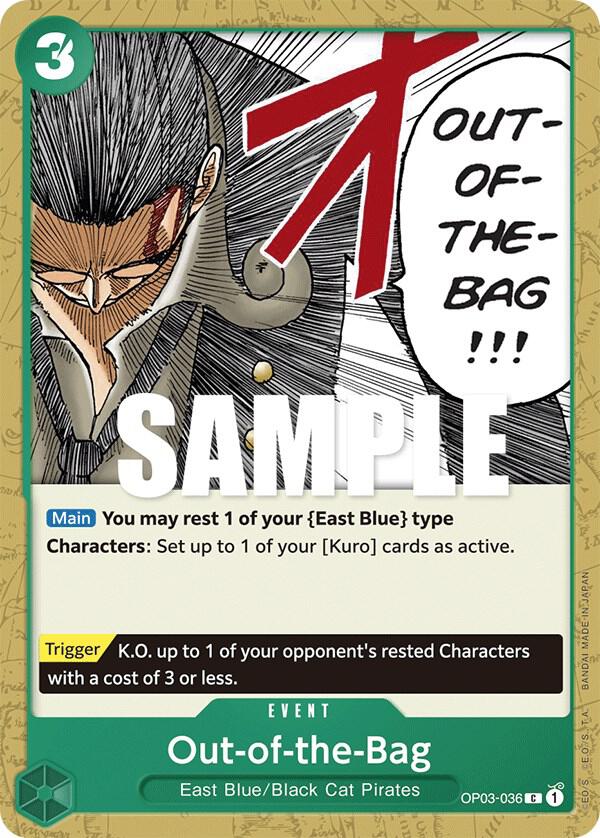 Out-of-the-Bag OP03-036 Common Pillars of Strength One Piece Near Mint