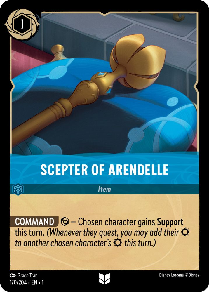 Scepter of Arendelle 170/204 Uncommon The First Chapter Lorcana Near Mint