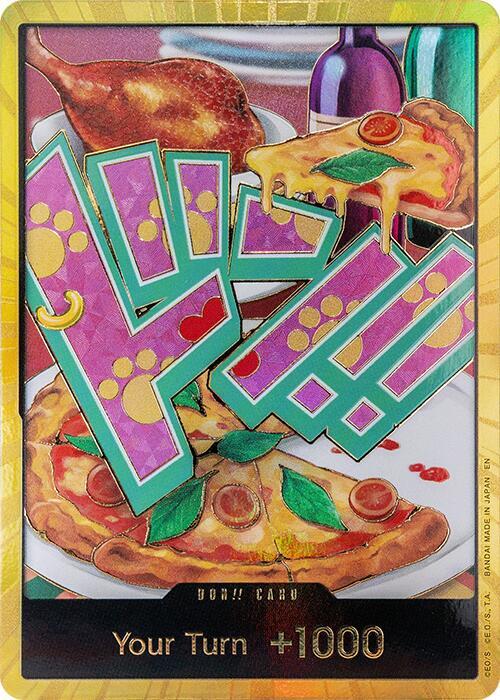 DON!! Card (Bonney) (Gold) Premium Booster -The Best- Vol. 2 One Piece Foil NM