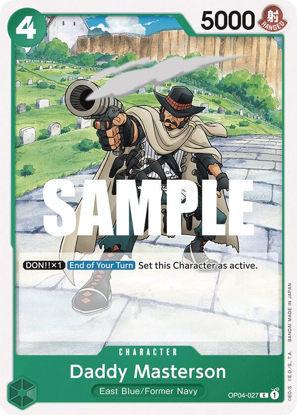 Daddy Masterson OP04-027 Common Kingdoms of Intrigue One Piece Near Mint