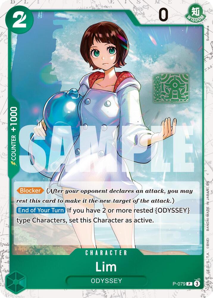 Lim (Pirate Foil) P-079 Promo Premium Booster -The Best- Vol. 2 One Piece NM