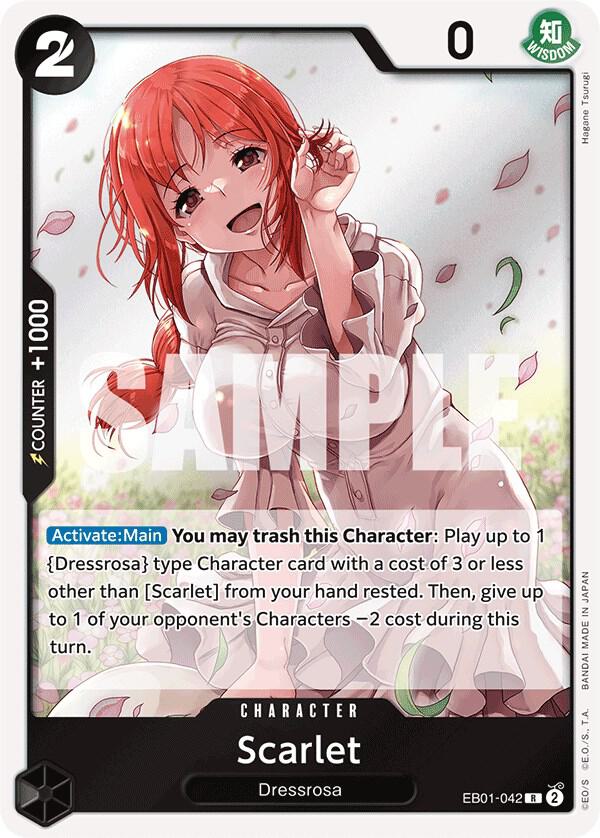 Scarlet EB01-042 Rare Extra Booster: Memorial Collection One Piece Foil NM