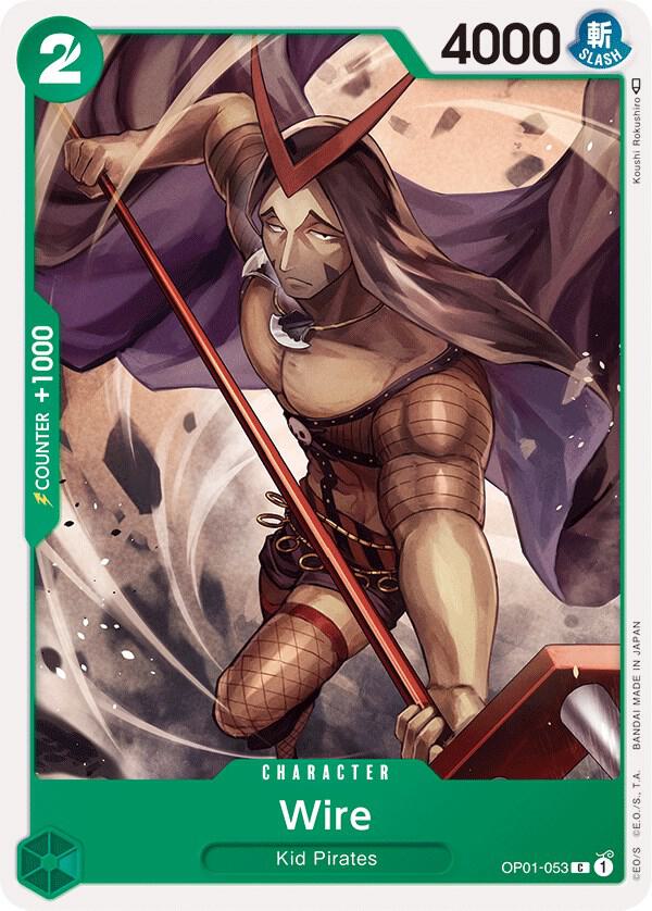 Wire OP01-053 Common Romance Dawn One Piece Near Mint