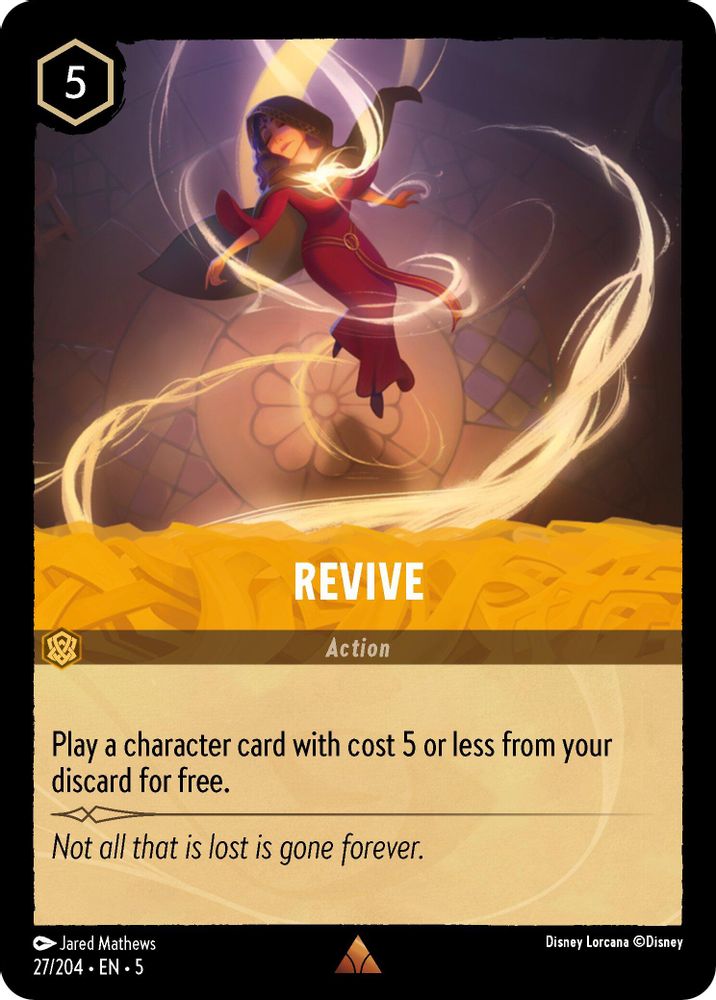 Revive 27/204 Rare Shimmering Skies Lorcana Near Mint
