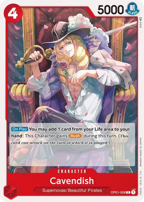 Cavendish OP01-008 Common Romance Dawn One Piece Near Mint