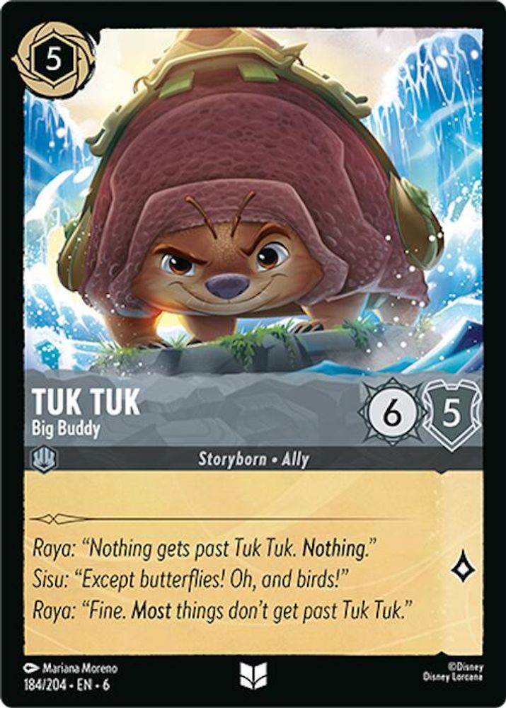 Tuk Tuk - Big Buddy 184/204 Uncommon Azurite Sea Lorcana Near Mint