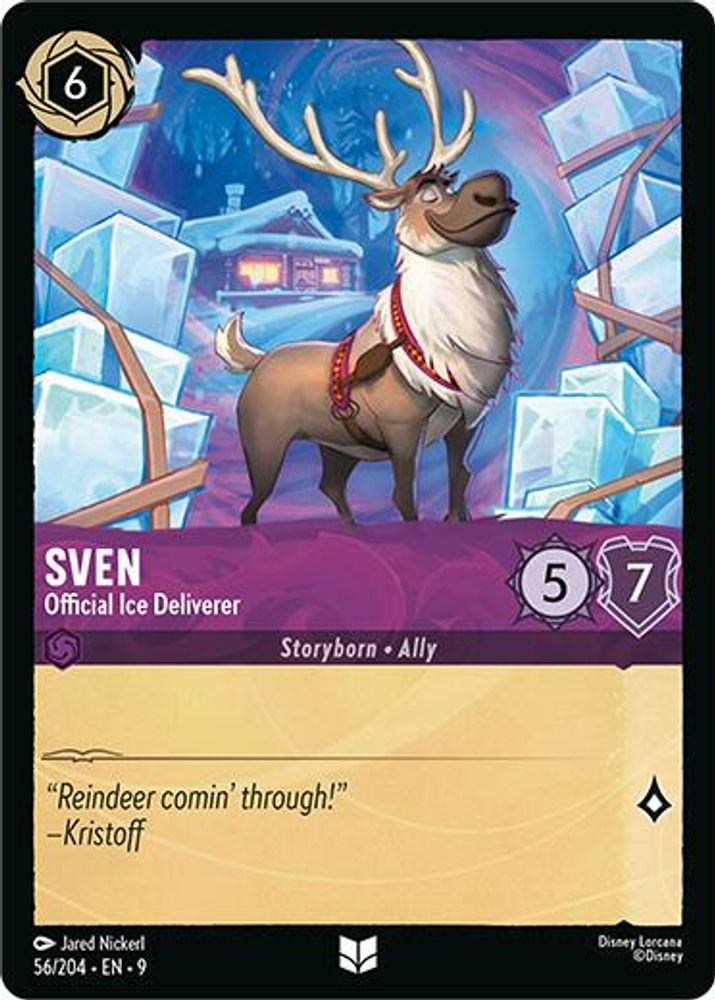 Sven - Official Ice Deliverer 56/204 Uncommon Fabled Lorcana Near Mint