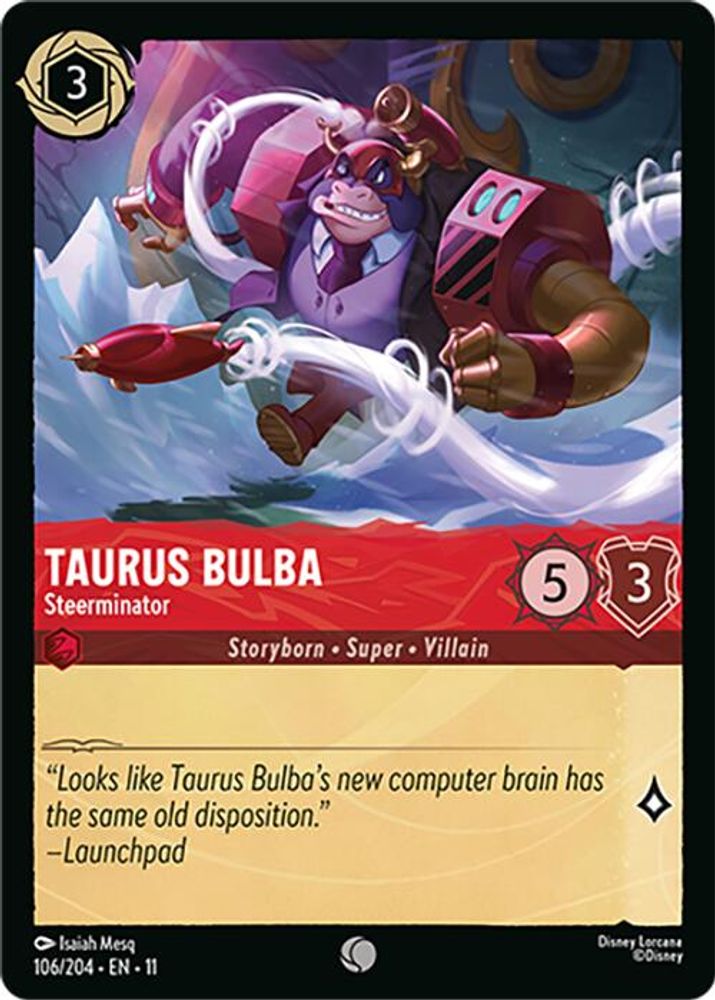 Taurus Bulba - Steerminator 106/204 Common Winterspell Lorcana Near Mint