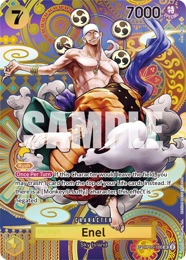 Enel (100) (SP) OP05-100 Super Rare Awakening of the New Era One Piece Foil NM