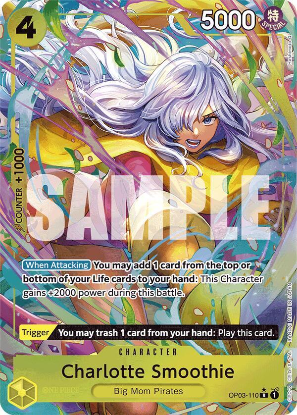 Charlotte Smoothie (Alternate Art) OP03-110 Premium Booster -The Best- One Piece Foil NM
