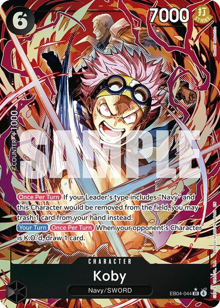 Koby (Alternate Art) EB04-044 Adventure on Kami's Island One Piece Foil NM