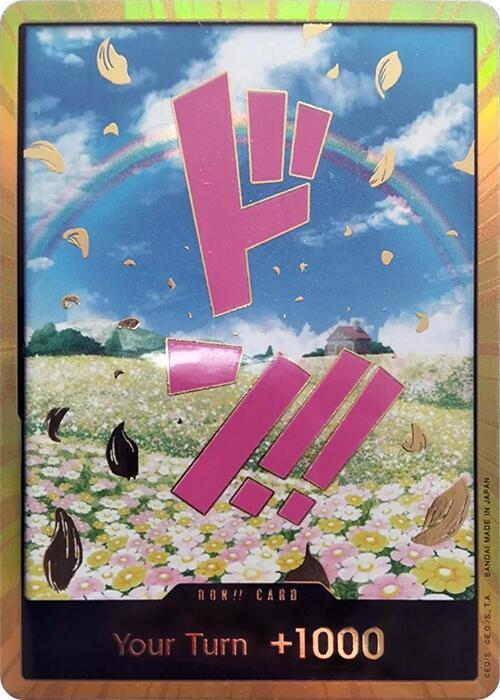 DON!! Card (Rebecca) (Gold) DON!! Premium Booster -The Best- One Piece Foil NM