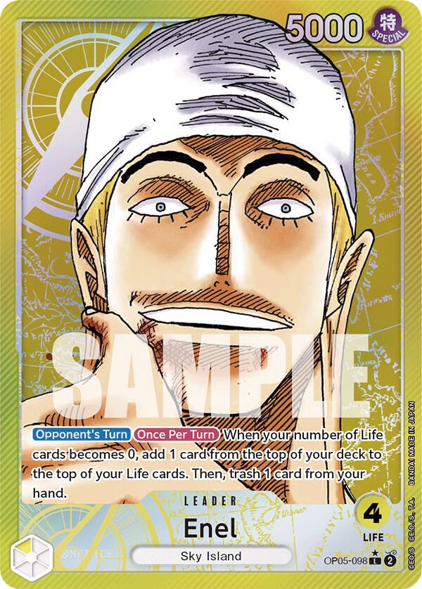 Enel (098) (Alternate Art) OP05-098 Awakening of the New Era One Piece Foil NM