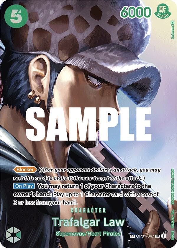 Trafalgar Law (SP) OP01-047 Super Rare Kingdoms of Intrigue One Piece Foil NM