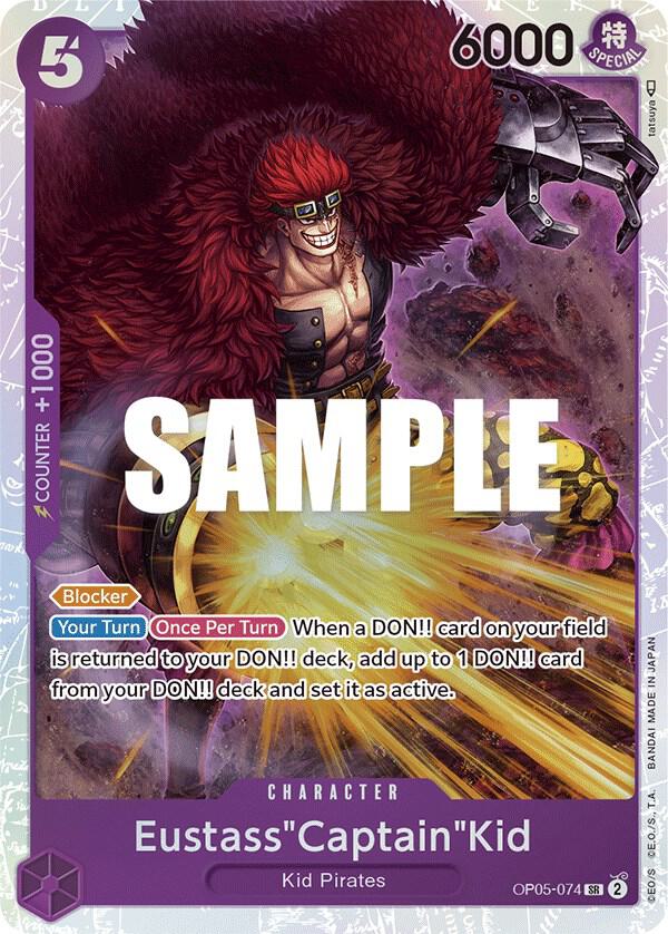 Eustass"Captain"Kid OP05-074 Awakening of the New Era One Piece Foil NM