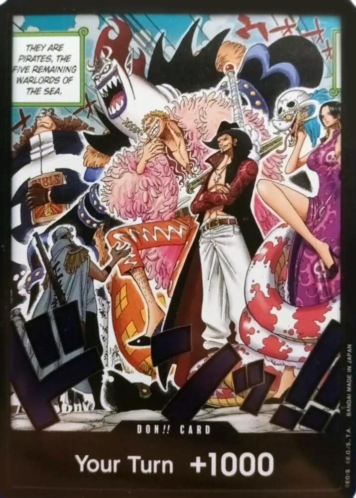 DON!! Card (Alternate Art) DON!! 500 Years in the Future One Piece Foil NM