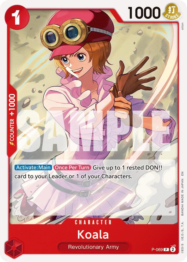 Koala (Reprint) P-069 Promo Premium Booster -The Best- Vol. 2 One Piece NM